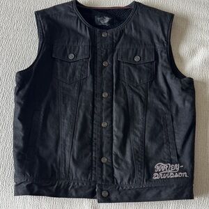 Harley-Davidson Black Sleeveless Jacket